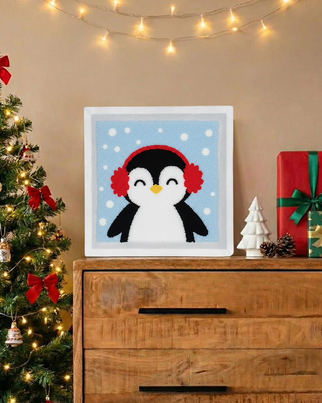 Набір Килимової Вишивки – Пінгвін Лола