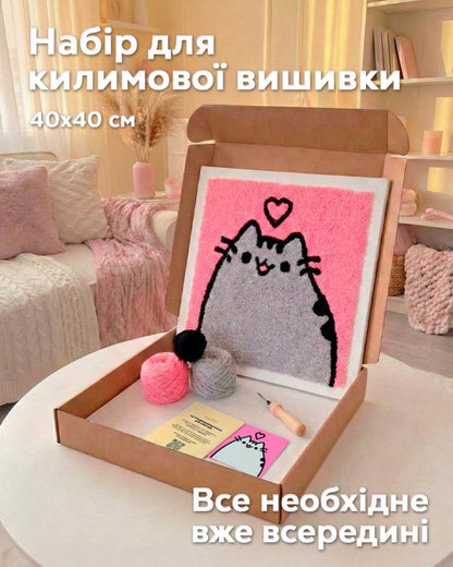 Набір Килимової Вишивки – Кішечка Мая - Wuzzly